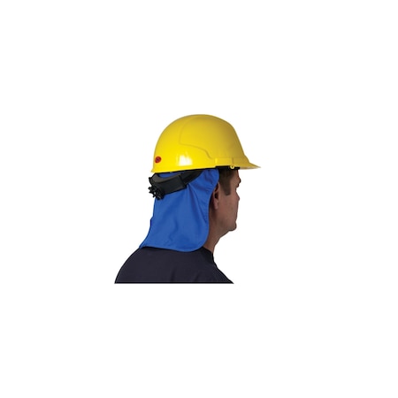 Pip EZ COOL EVAP. COOLING HARD HATPAD WITH NECK SHADE, BLUE, PK 100 396-405-BLU